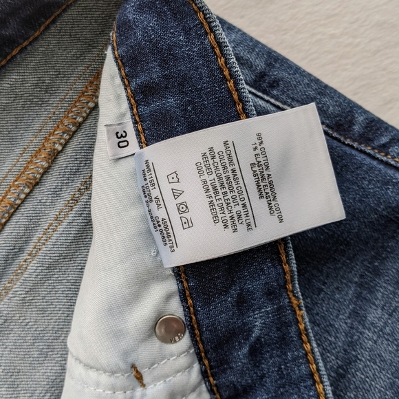 Hudson Shorts Knee Viceroy Denim Visalia Blue Five Pocket Style Zip Fly 30 NWOT - Picture 9 of 10